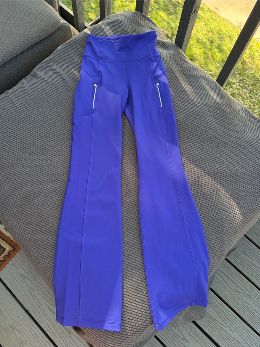 Athleta Rainier Bootcut High Rise Lined Winter Tight Noble Blue Royal Purple XXS
